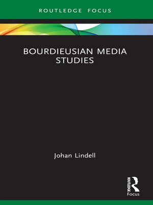 cover image of Bourdieusian Media Studies